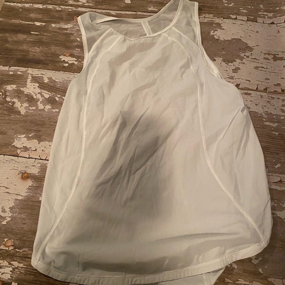Lululemon white tank